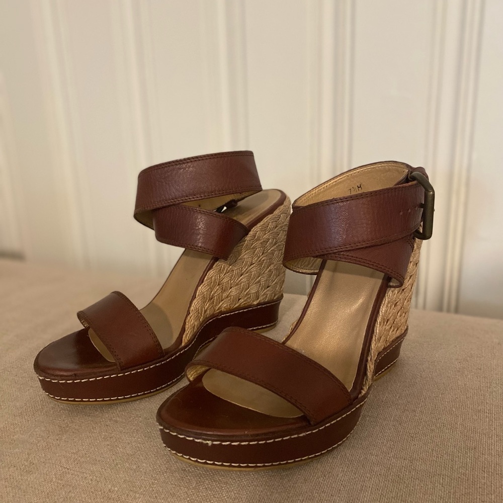 Stuart Weitzman Wedges Size 7.5. Worn Twice. I Do… - image 1